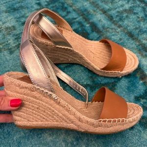 Tory Burch Wedge Sandals 6.5